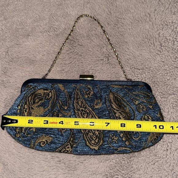Navy & Gold Stylish Clutch